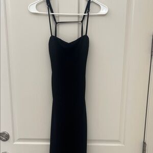Camila Coelho Black Strapless Dress
